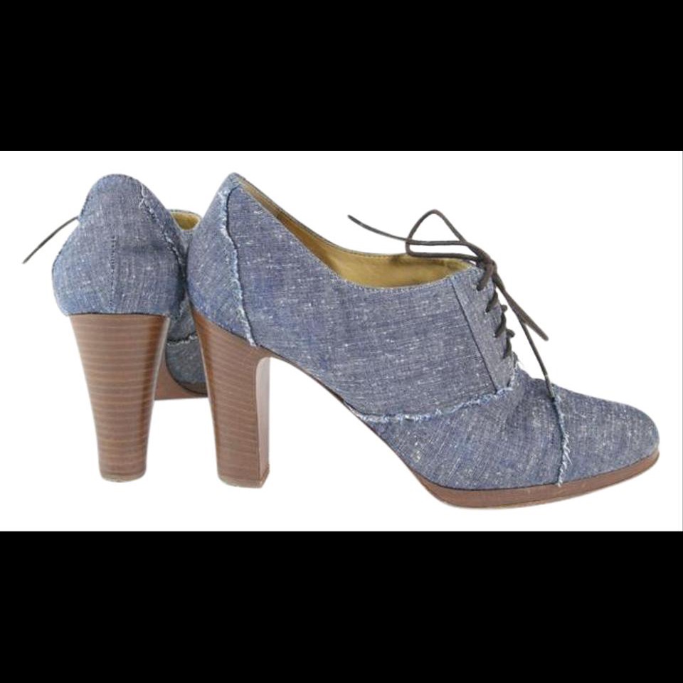 Euc Jcrew Campbell Lace Up High-Heel Oxfords